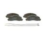 BOSCH Bremsbelagsatz, Scheibenbremse 0986460946