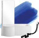 Badland INSPIRO bad met douchewand 150 x 70 cm links wit