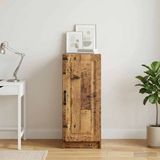 vidaXL Dressoir Oud hout 33 x 34,5 x 87 cm Bewerkt hout