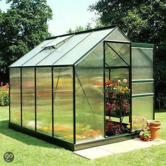 Royal well Halls Greenhouses Tuinkas Popular 86 - Groen Gecoat