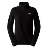 The North Face 100 Glacier 1/4 Zip Sweater voor dames Tnf Black/Npf S