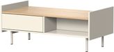 Vicco Velina Salontafel – 100 x 50 cm met 2 lades Crème