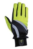 HKM Uniseks Reflective Rijhandschoenen Neongeel XXL