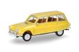 Herpa automodel Citroën AMI 6 Break, zinkgeel, schaal 1:87