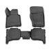 OMAC 7533444-1 Jeu de tapis de sol ETP (élastomère thermoplastique), noir