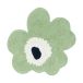 Marimekko Tapis de bain Unikko 73x74 cm Sauge-blanc cassé