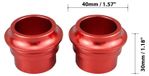 Beta Couvercle de roulement de roue avant - Protection de roulement de roue en aluminium - Convient pour Beta RR 250/300/350/390/430/480 (2013–2024), RR 125/200 (2018–2024)