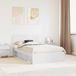 Maison Exclusive - Cadre de lit avec tête de lit Blanc 120 x 190 cm Bois de pin massif