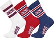 Nfl NFL NY GIANTS Crew Socks - 3-pack - Wit/Rood/Blauw - Maat 39/42
