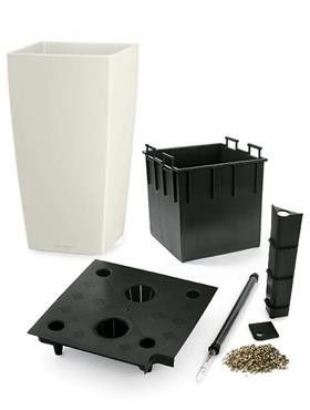 Lechuza Cubico 40 Wit All Inclusive