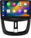 Happiq S-serie 9" autoradio met Bluetooth en CarPlay voor Peugeot 207 / 207CC (2006-2015) - Dubbel Din - Android 13 - 2GB RAM 64GB ROM - navigatie - zwart