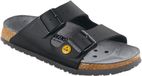Birkenstock Arizona ESD Sandalen Zwart Smal Kurk-Latex Voetbed Birko-Flor Maat 41