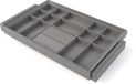 Emuca Kit bestaande uit Quartz Organizer Lade en verstelbaar frame voor kasten, zachte sluiting en v
