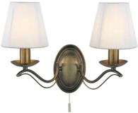 Zitmaxx Wonen Searchlight Andretti - Wandlamp - 2 lichts - Brons
