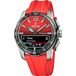 Festina F23000/6 Heren Polshorloge Hybride Connected Saffierglas Siliconen Rood