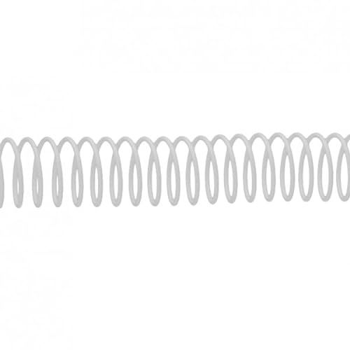 DHP - Metalen spiraal - 6 mm - Wit - 25 stuks