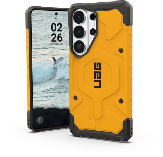 Urban Armor Gear UAG Pathfinder Backcover geschikt voor MagSafe geschikt voor Samsung Galaxy S26 Ultra - Heritage Yellow