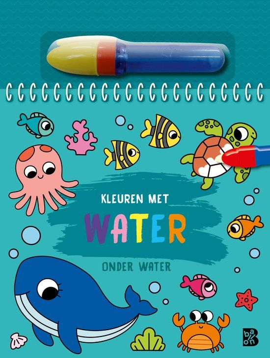 Onder Ballon Kids Kleuren met water 1 - Onder water