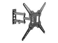 Equip 650413 Full Motion TV Muurbeugel Zwart 23-55 inch