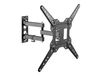 Equip 650413 Full Motion TV Muurbeugel Zwart 23-55 inch