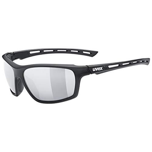 UVEX Sportstyle 229 Glasses, black matt/litemirror silver