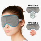 Dreamsleep+® - Verzwaard Slaapmasker 300g - Grijs