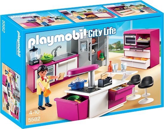 playmobil Keuken met kookeiland - 5582