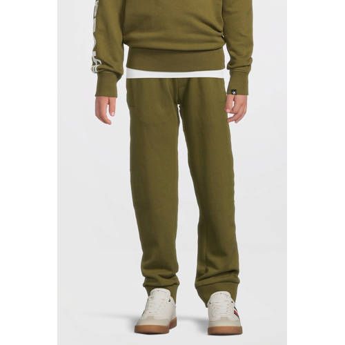 Me & My Monkey joggingbroek met tekstprint groen