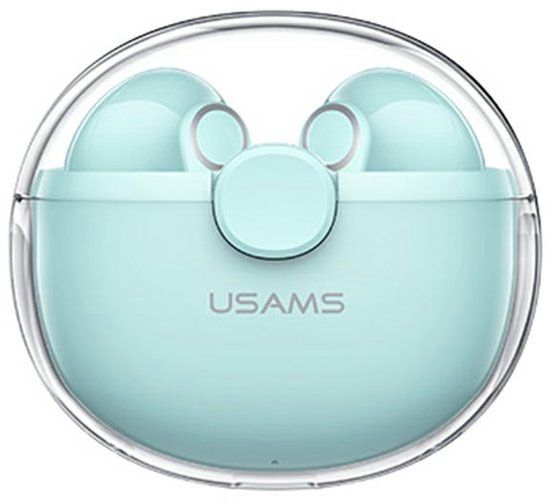 USAMS BU serie - Draadloze Bluetooth-hoofdtelefoon - Groen - Bluetooth 5.1