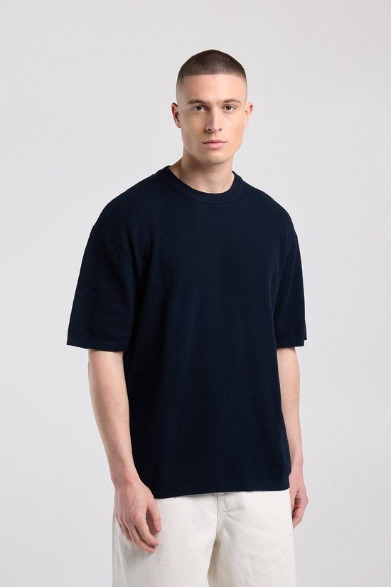 America Today T-shirt Edison donkerblauw L