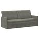 vidaXL Canapé 3 places Gris clair 190 x 81 x 82 cm Tissu velours côtelé