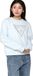 Guess Cn Lace Triangle Sweatshirt Blauw S Vrouw