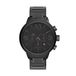 Armani Exchange Chronographe herenhorloge, roestvrij stalen horloge, zwart.