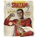 SHAZAM FILM FURY OF THE GODS Silky Touch superzachte plaid 152 x 127 cm