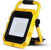 V-tac 50W LED Bouwlamp/Werklamp Zwart Aluminium IP44 4000K