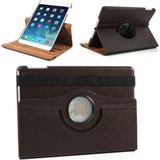 Vatie Apple iPad Mini Swivel Case 360 graden draaibare Hoes Cover met Multi-stand - Kleur Bruin