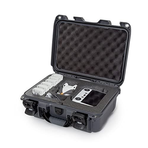 Nanuk 915 waterdichte harde behuizing met schuiminzetstuk voor DJI Mini 3 Pro Fly Meer - grafiet