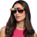 Boland Partybril Pride Multi - Volwassenen - Pride