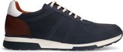 Van Lier Heren Blauwe Nubuck Sneakers Maat 43