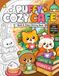 Puffy Cozy Cafe: Bold and Easy Coloring Book