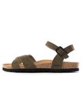Bayton Sandalen met riem kaki