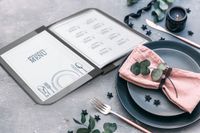 Securit menumap Essential A5 zwart