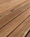 Planche de terrasse Bol teck - Planks de pont en bois - 110 cm longueur - Brun doré