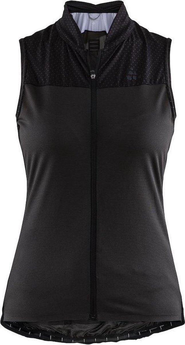 Craft Fietsshirt mouwloos Dames Zwart / HALE GLOW SL JERSEY W BLACK - S