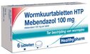 Wormkuurtabletten Mebendazol 100mg - 6 tabletten