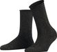 FALKE Shiny eenkleurig lyocell sokken dames zwart - maat 35-38