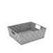 Simplify Lurex Totes, Grijs/Zilver, Grote Plank