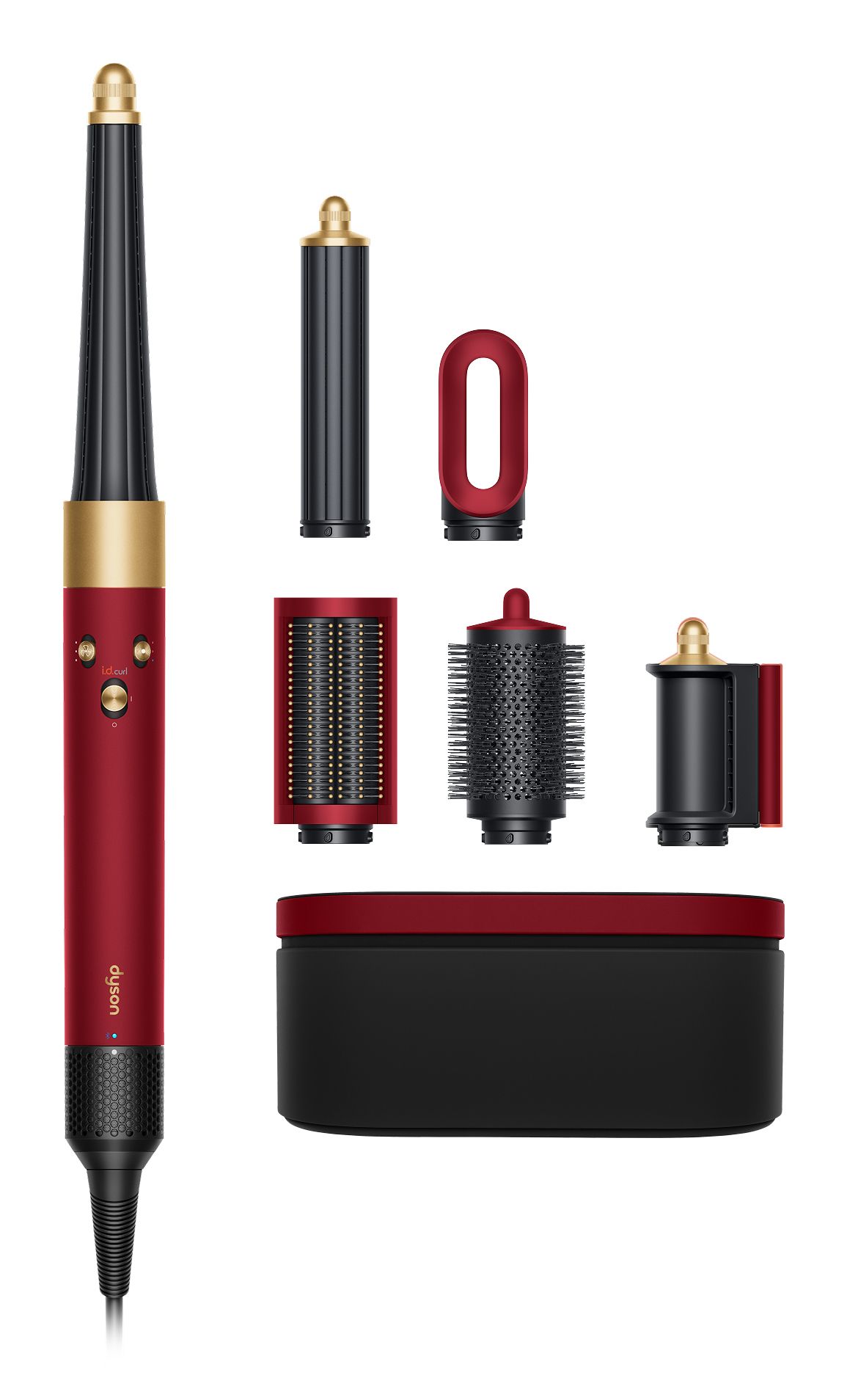 Dyson Airwrap i.d. Straight+Wavy - Multistyler - Föhnborstel - Krulborstel - Red Velvet/Goud