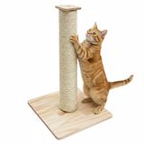 eyepower 62 cm Krabpaal voor Katten - Sisal Krabzuil met Bamboe Platform