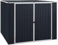 vidaXL Tuinschuur 195x198x159 cm Gegalvaniseerd Staal Antraciet